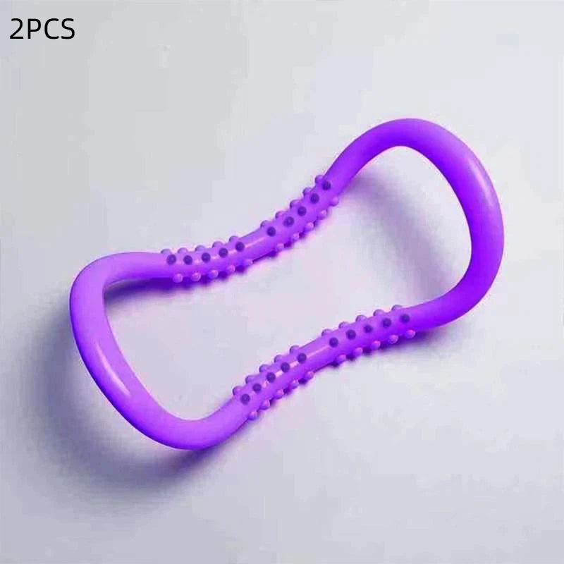 Yoga Circle Pilates Stretch Ring Home Women Fitness Equipment Fascia Massage Body Workout Exercise Resistance Support Tool