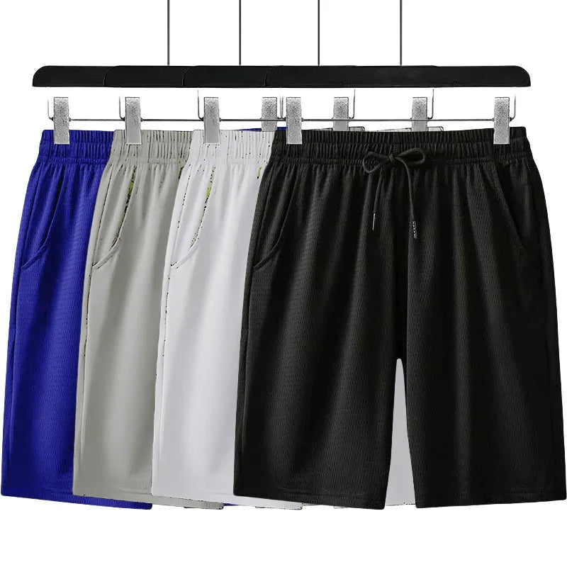 2025 NEW Fitness sports Shorts Man Summer Gyms Workout Male Breathable Mesh shorts Quick Dry Beach Short Pants men Sportswear
