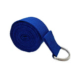 183x3.8cm Yoga Strap Cotton Exercise Yoga Belt Adjustable Woven Stretch D-Ring Buckle Fitness Stretching Bands Pilates Rope