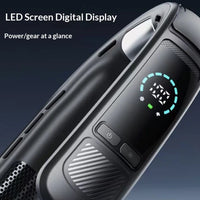 Neck Fan Bladeless Semiconductor Cooling Usb Rechargeable Portable Neck Air Conditioner With Led Display For Outdoor Sports