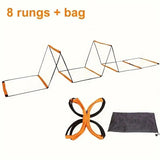 6/8/10/12-Grid Multi-Purpose Agility Ladder - Soft, durable, portable training equipment for fitness, speed and agility training