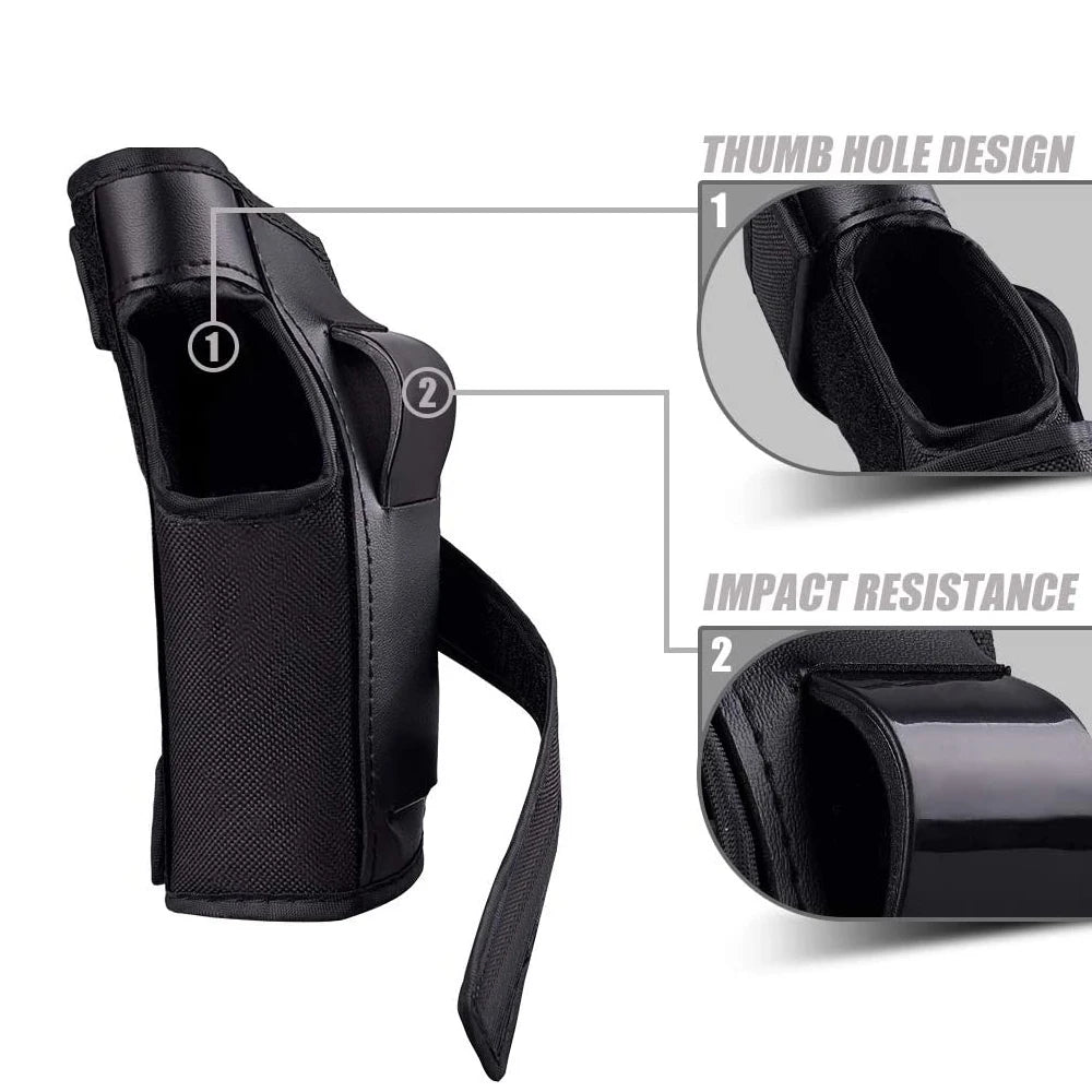 Kids/Adults Knee Pads Elbow Pads Wrist Guards, Adjustable Strap for Roller Skates Skateboard Inline Skatings Scooter Cycling