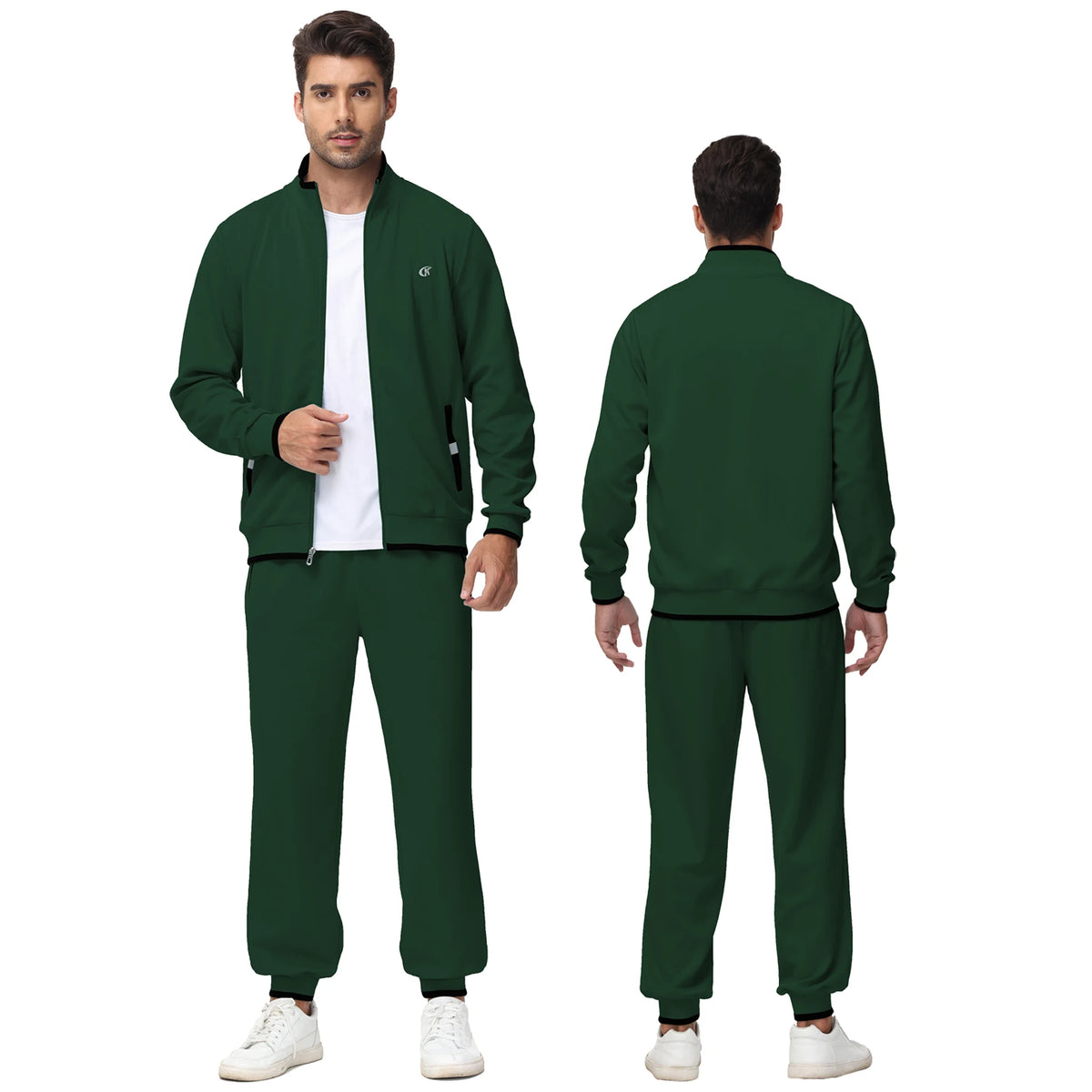 Men's Tracksuits Sweatsuits for Men Sweat Track Suits 2 Piece Casual Athletic Jogging Warm Up Full Zip Sets