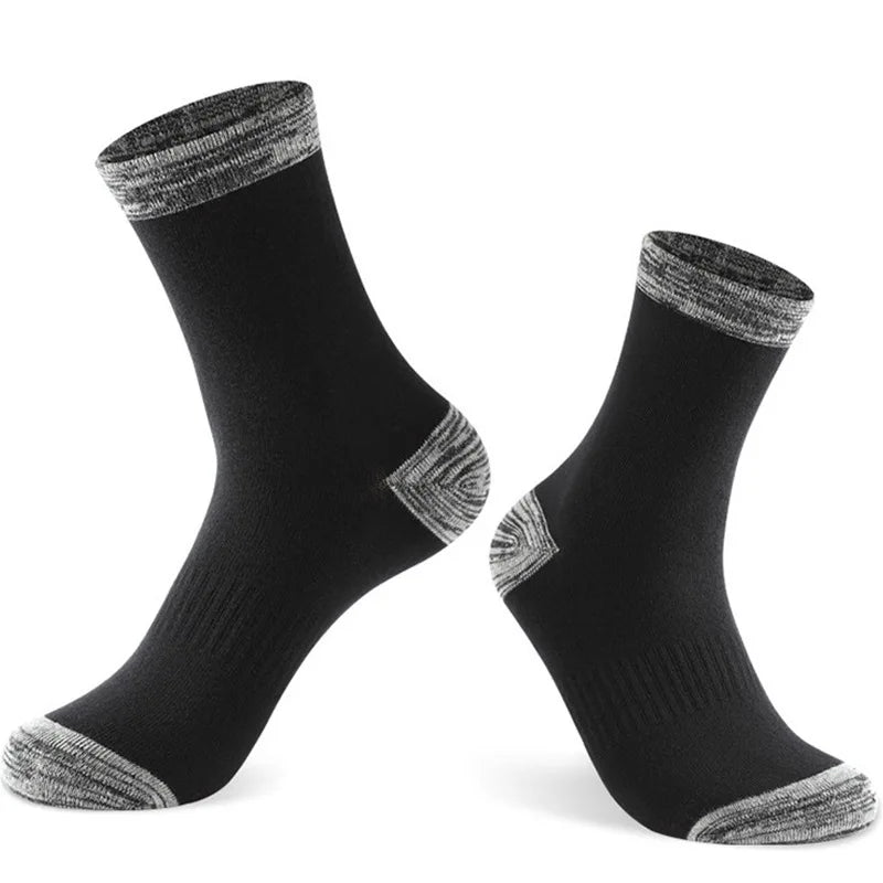 12Pairs Super Thick Merino Wool Socks Male Men Winter Thermal Cashmere Socks Fleece Terry Loop Middle Tube Socks High Quality
