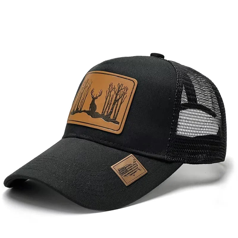 Fashion Leathers Luxury Baseball Caps Female Male Sport Visors Snapback Cap Sun Hat Gorras Hombre Designer Trucker Hat men cap