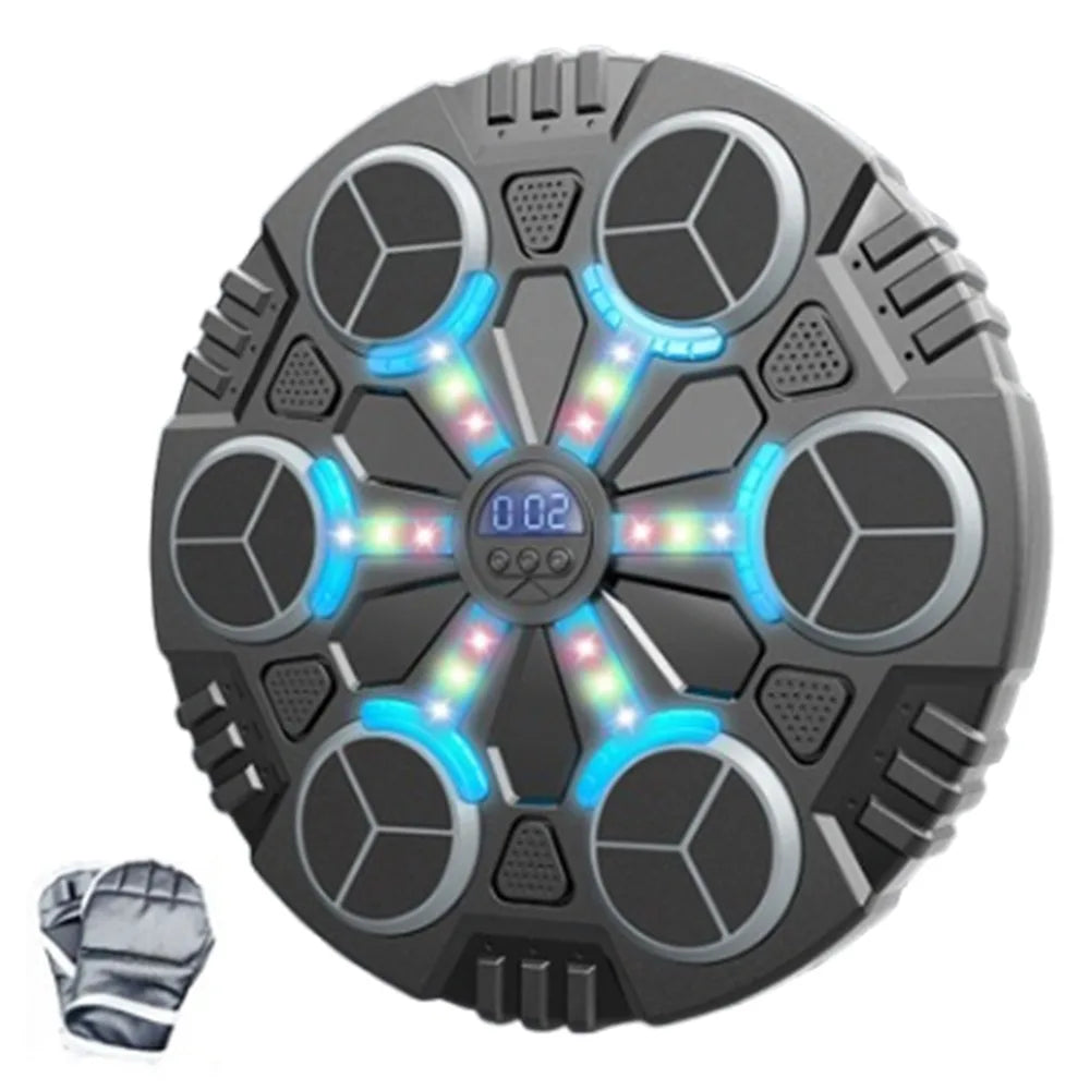 Bluetooth Connection Smart Music Boxing Machine Wall Mounted Noise Reduction Boxing Electronic Target 3 Speed Adjustment