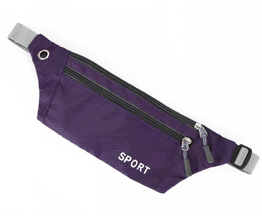 Waist Bag Sports Phone Men's Belt Bag Ultra-Thin Waterproof Mini Fanny Pack New Hot Women Run Light Waist Pouch