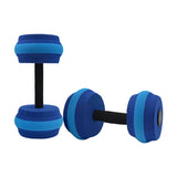 Q39E 2Pcs Water Foam Dumbbell Light Weight Aquatic Exercise Dumbells for Adults