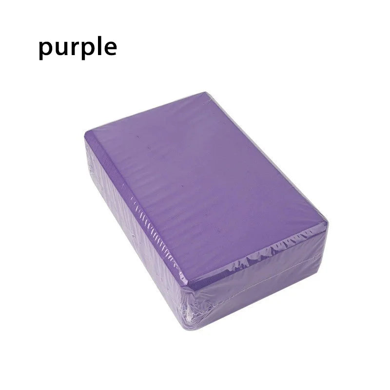 Yoga Blocks Gym Foam Brick Pilates Stretching Body Shaping Building Cubes High Density Foam Blocks Solid Color Balance Blocks