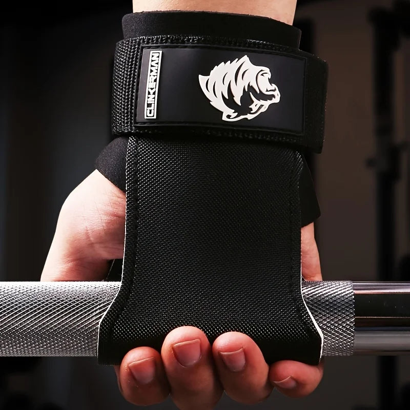 Weight Lifting Wrist Straps for Max Grip Support, PVC Lifting Strap for Weightlifting, Gym Grips Hook for Deadlifts, Heavy Shrug