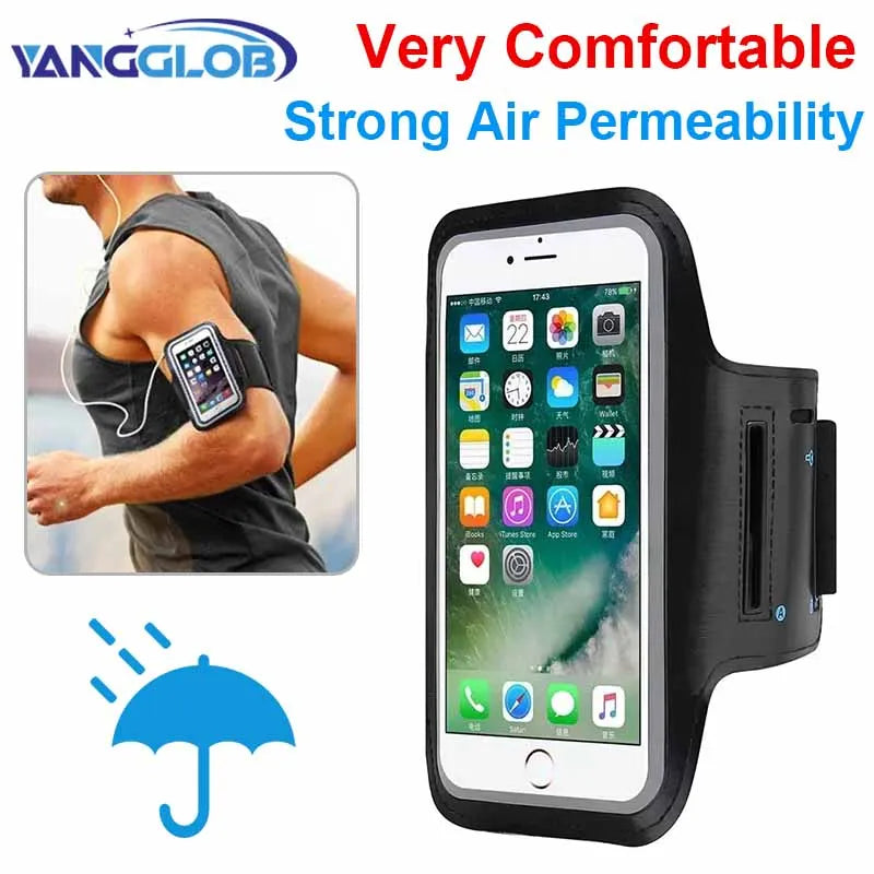 Outdoor Sports Smartphone Holder Gym Cycle Running Phone Bag Arm Band Mobile Phone Armband Cases For Samsung For iPhone Holder