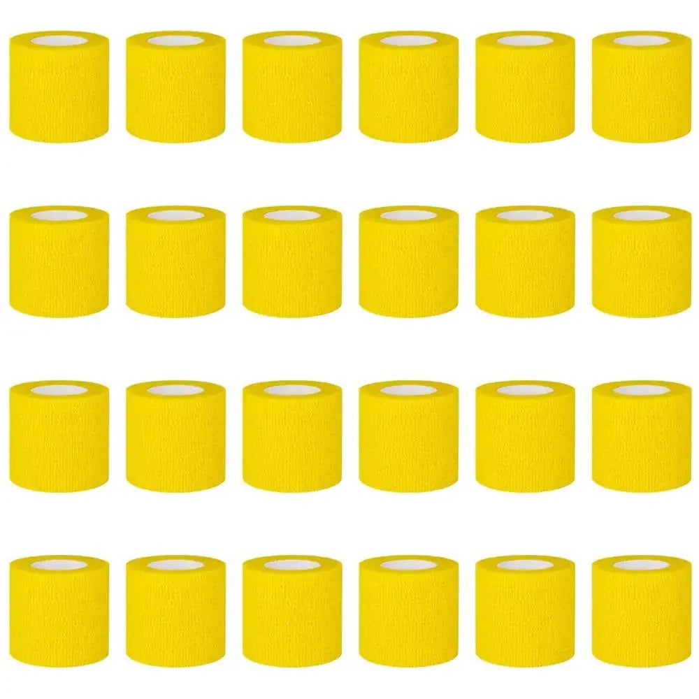 Wholesale 24 rolls Bandage Cohesive Bandage Self Adhesive Self Adherent Wrap for People & Pets  Wrap Breathable Athletic Elastic