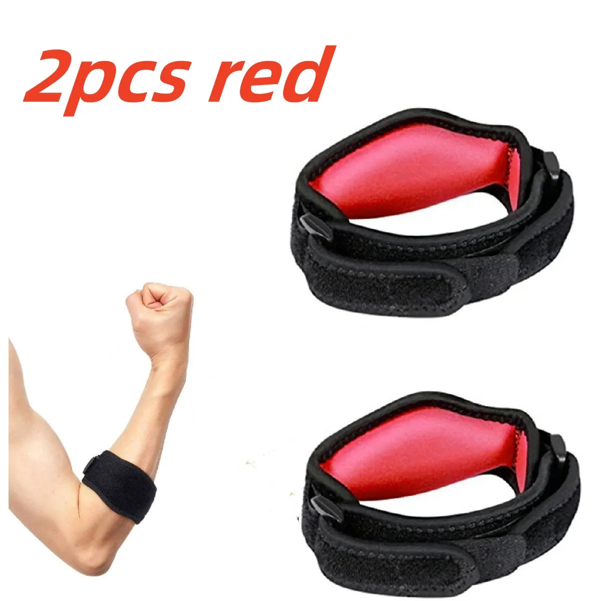1pc Adjustable Elbow Brace - Sports Compression Arm Support for Basketball, Tennis, Volleyball, Golf - Unisex Fitness Tool with