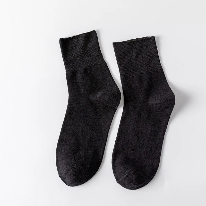 2/7Pairs Men's Non Binding Diabetes Socks Comfortable Breathable Shoes Suitable for Elderly and Pregnant Men Women for Fat Feet