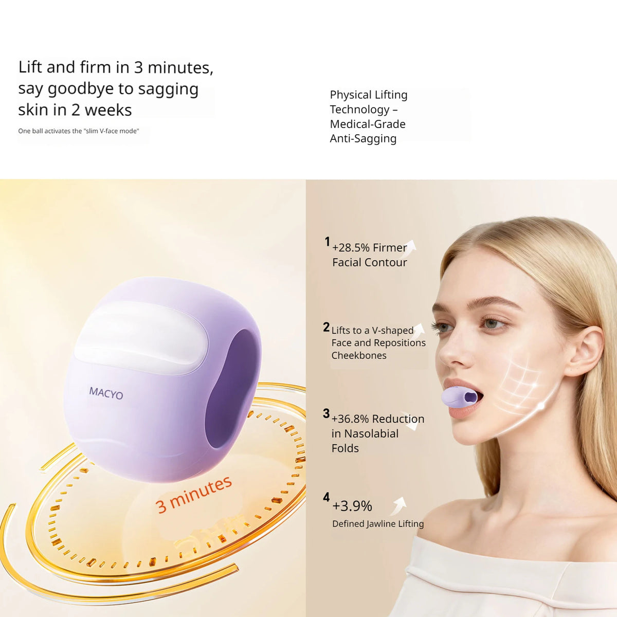 1PC Silicone Jaw Trainer Masseter Ball Face Neck Exerciser Face Muscle Training Jawliner Facial Chew Equipment Jaw Exercise Tool