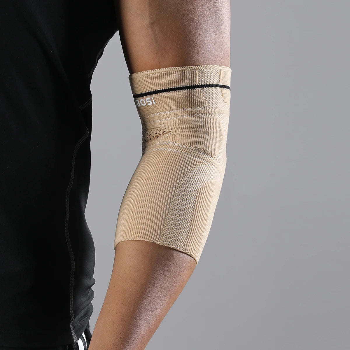 VBOSi 1 Piece Compression Elbow Sleeve – Breathable & Elastic Sports Support for Gym, Running & Daily Use for Men & Women