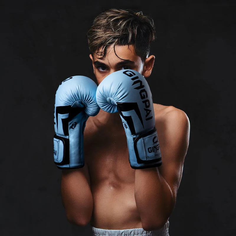 6 8 10 12oz Boxing Gloves PU Leather Muay Thai Guantes De Boxeo Free Fight MMA Sandbag Training Glove For Men Women