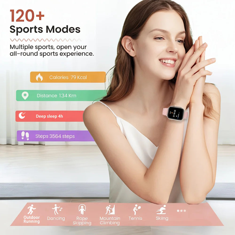 2026 New Military Grade 1000mAh Smart Watch Men 2.04