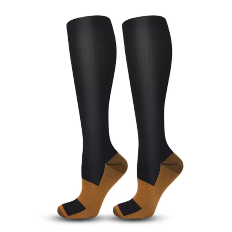 Varicose Compression Socks Blood Circulation Knee Length Elastic Socks Gym Outdoor Marathon Cycling Natural Hiking Sports Sock