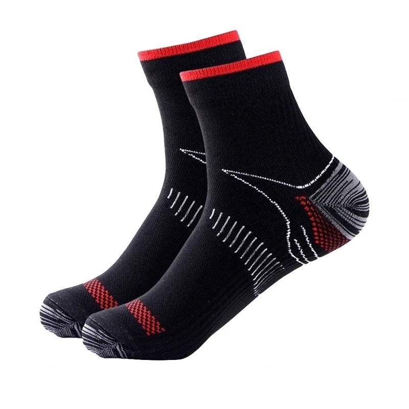 10Pairs Plantar Fasciitis Socks for Men & Women with Arch Support Ankle Compression Socks for Foot Heel Pain Relief