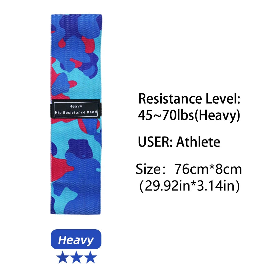 Glute Thigh Elastic Workout Bands Fabric Resistance Hip Booty Bands Squat Circle Stretch Fitness Strips Loops Yoga Gym Equipment