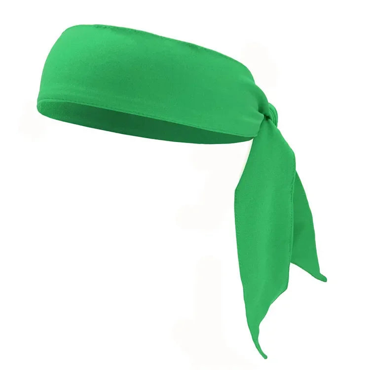 Color Elastic Sports Sweatband for Tennis Unisex Men Women Boy Girl Teens Headband Gym Fitness Yoga Hair Bands Athletic Headwear