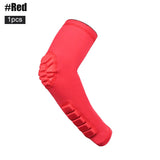 1Pcs Elbow Pads Compression Shooter Sleeves Men Women Arm Sleeve with Pad for Basketball Football Volleyball Cycling Running
