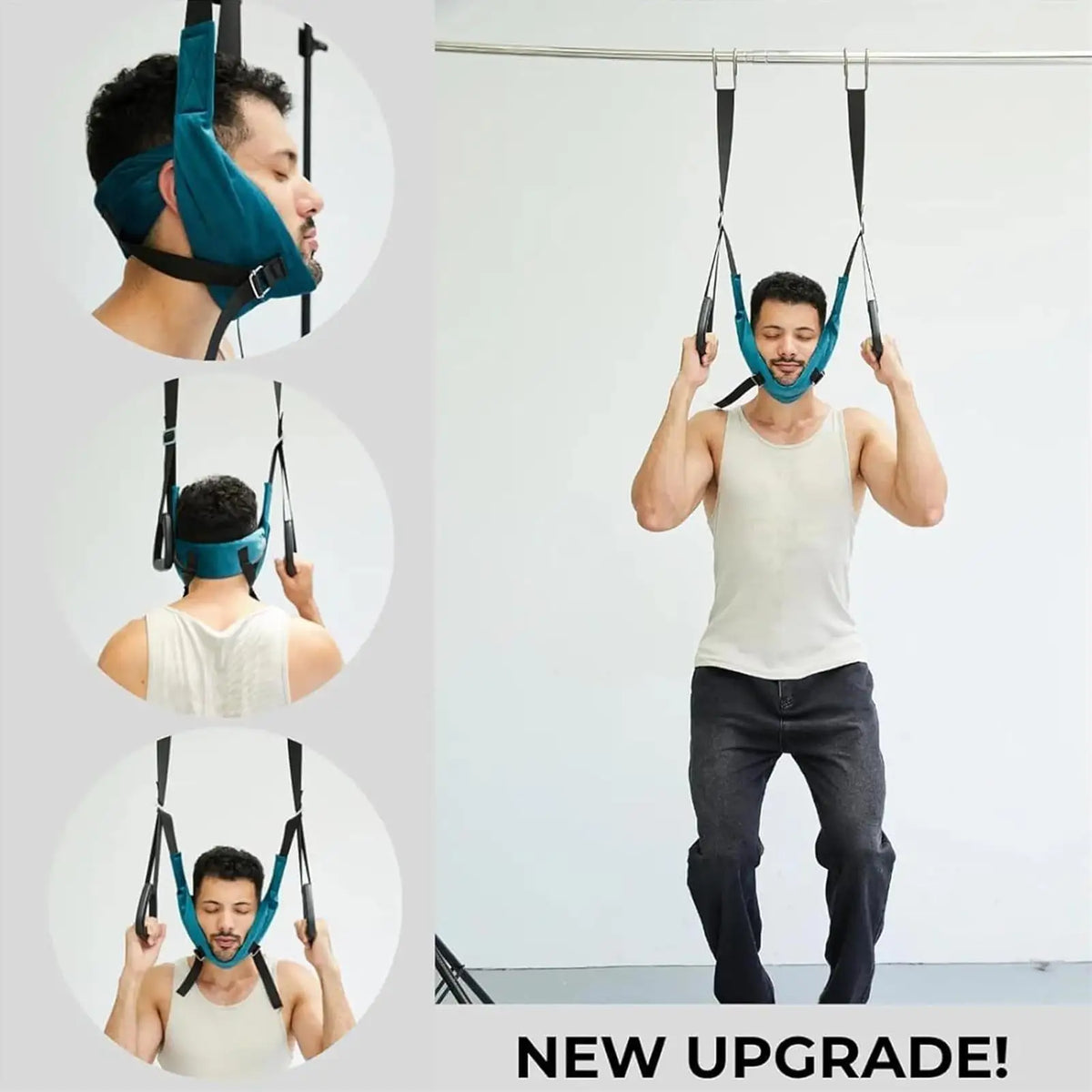 Cervical Neck Traction Belt Hanging Neck Stretching Spondylosis Treatments Device Cervical Spine Orthosis Traction Frame