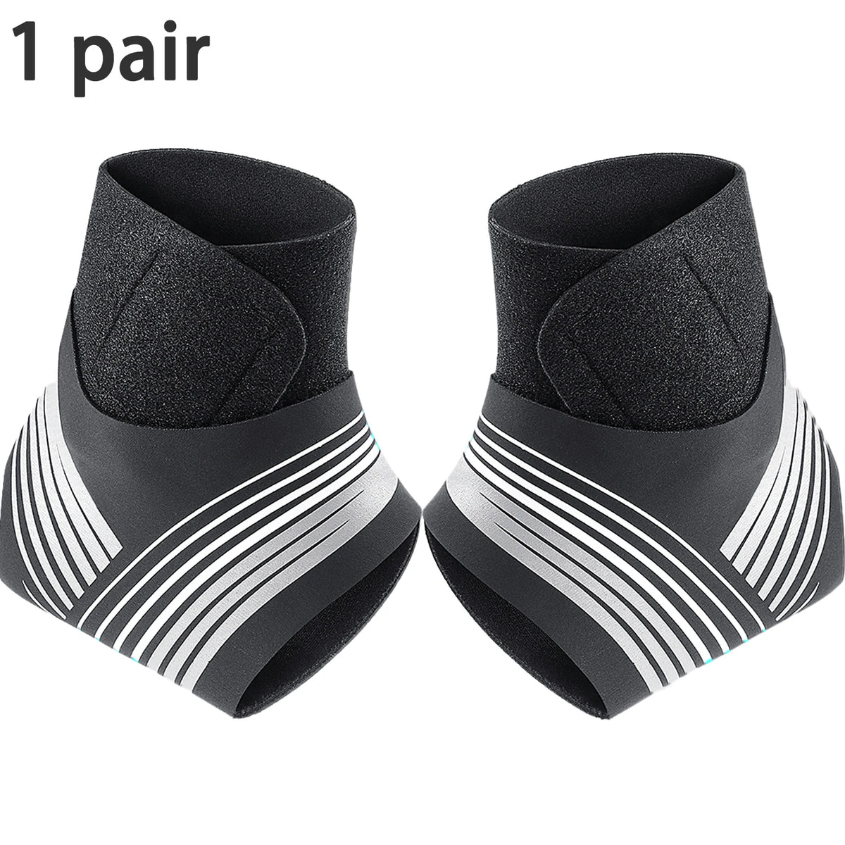 2 Piece Sports Ankle Compression Strap Ankle Support Stabilizer Tendon Pain Relief Strap Basketball Soccer Ankle Protector