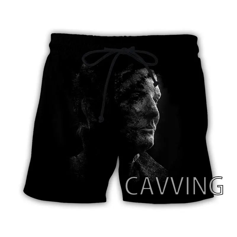 New Fashion Women/Men's 3D Print  Halloween Michael Myers  Summer Beach Shorts  Streetwear Men Quick Dry Vacation Casual Shorts