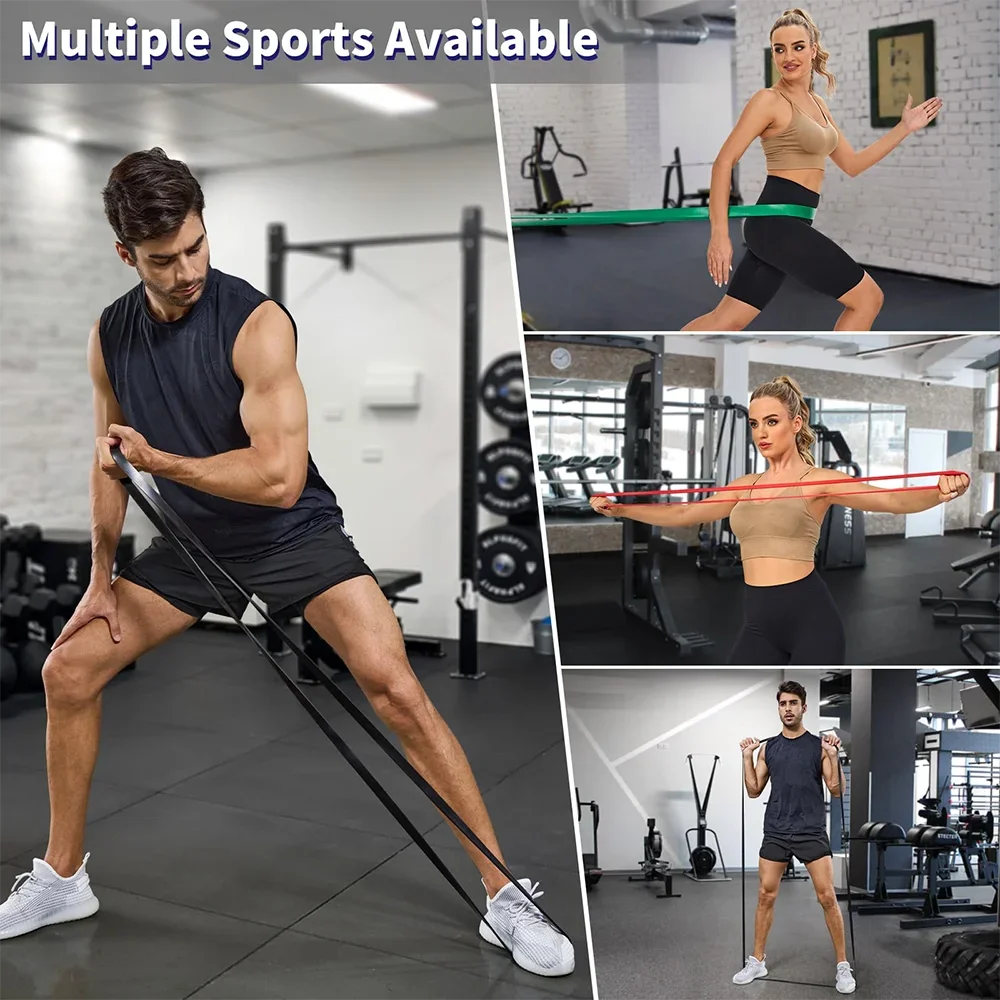 New Resistance Bands, Pull Up Assistance Bands, Exercise Bands for Men or Women Home Fitness, Body Stretching, Strength Training
