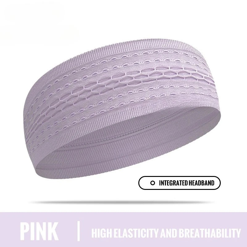 1PC Non-Slip Sport Headbands Moisture Wicking Workout Sweatband for Men & Women Fitness Running Cycling Football Yoga Hairband
