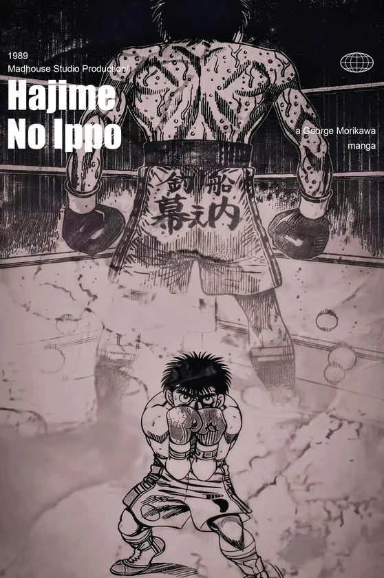 Classic Motivational Anime Hajime No Ippo Canvas Posters And Prints Home Decor Wall Art Hustle Boxing Manga Painting