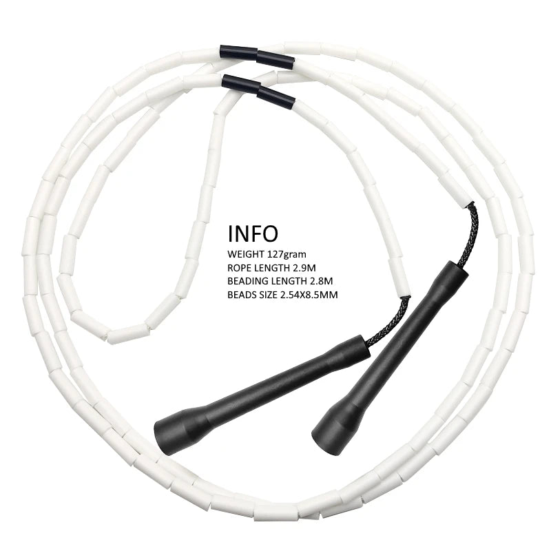 RA handle jump rope pvc rope bead rope abs pp material exercise nevertoolate hard beads alloy rope tpu rope anti cold