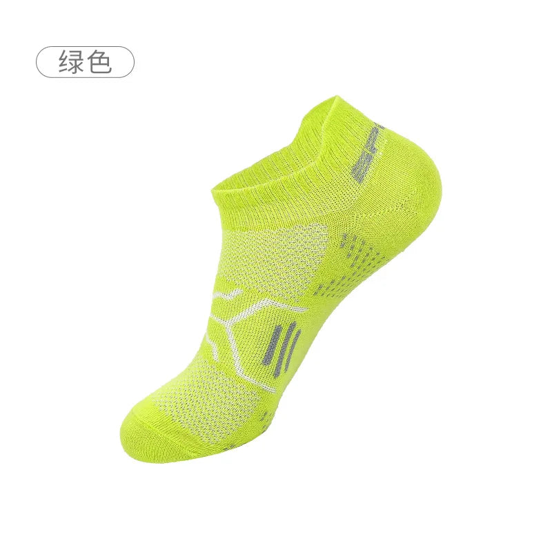 High Quality Sports Socks Breathable Non Slip Marathon Cycling Sports Socks High Elastic Tube Four Season Drying Sports Sock