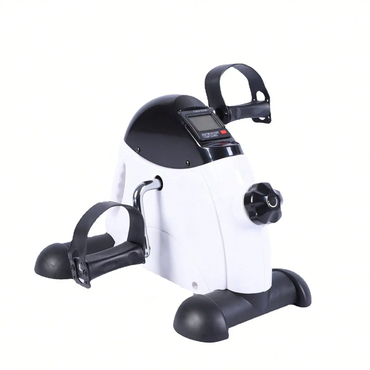 Mini Exercise Bike, Under Desk Bike Pedal Exerciser Portable Foot Cycle Arm & Leg Peddler Machine With LCD Screen Displays