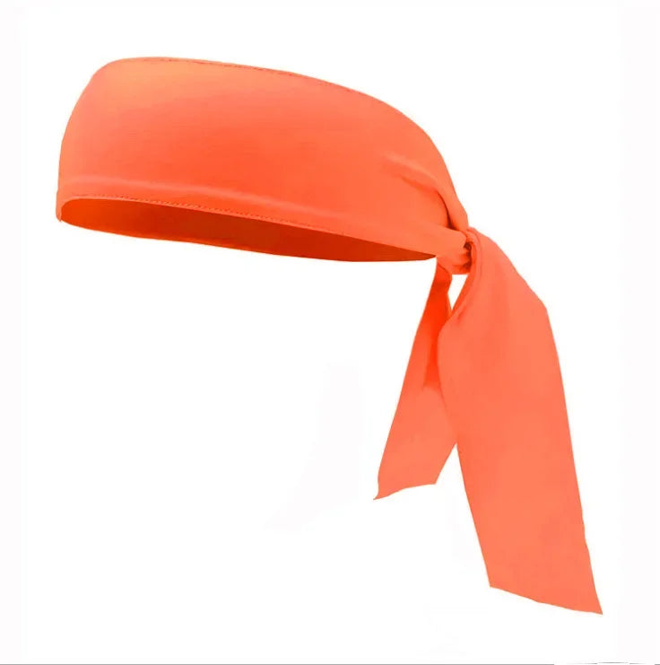 Color Elastic Sports Sweatband for Tennis Unisex Men Women Boy Girl Teens Headband Gym Fitness Yoga Hair Bands Athletic Headwear