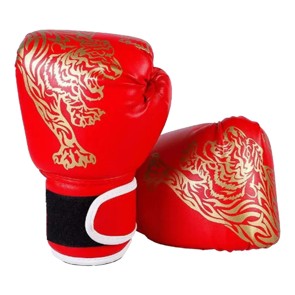 1 Pair Kids Boxing Gloves for Children Fighting Mitts Comfortable Adjustable Professional Karate Punching Boxing Training Gloves