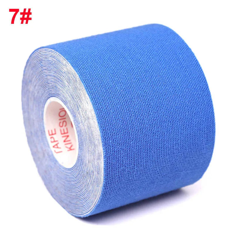 2.5-10cm Sports Kinesio Tape Muscle Kinesiology Elastic Knee Pain Relief Strain Patch Athletic Recovery Stickers Fitness Bandage
