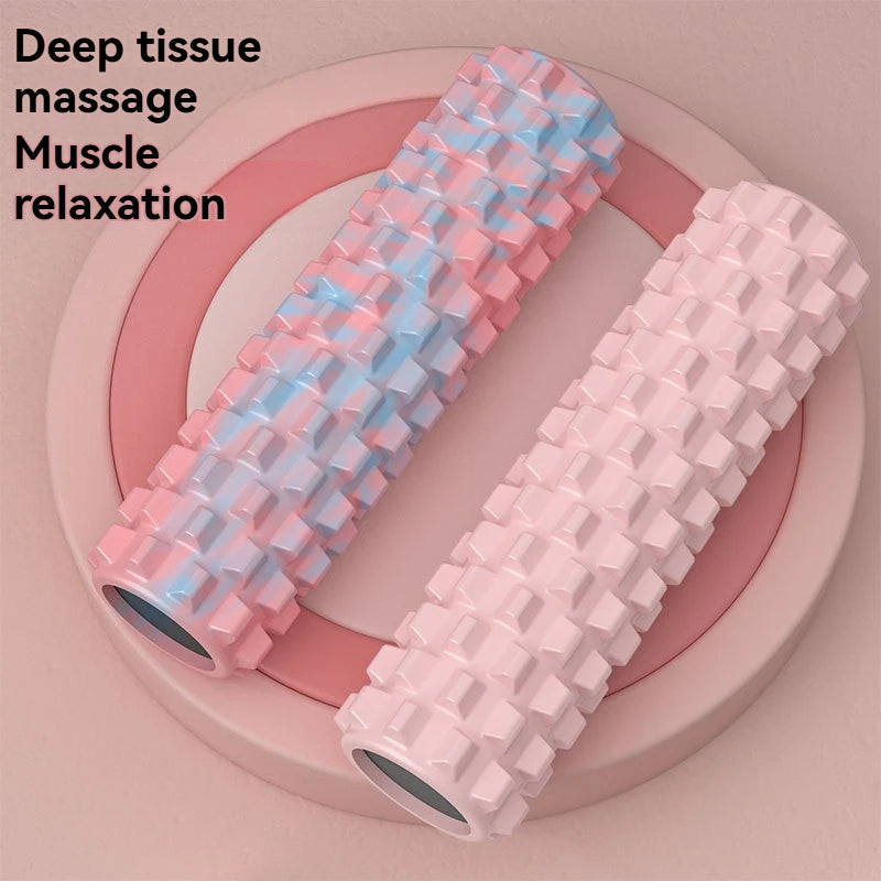 45cm Deep Tissue Massage Roller High‑Density Muscle Massager for Leg Back Body Pain Relief Fitness Exercise Yoga Home Fitness