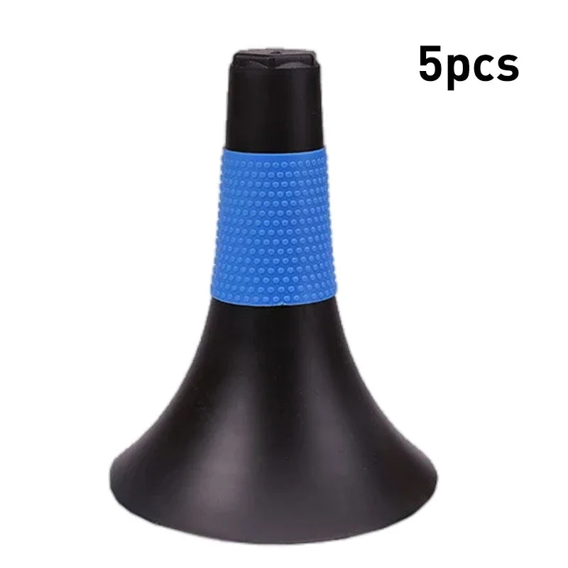 5PCS Sports Marker Cones Barrier Fitness Football Basketball Speed Agility Grab Training