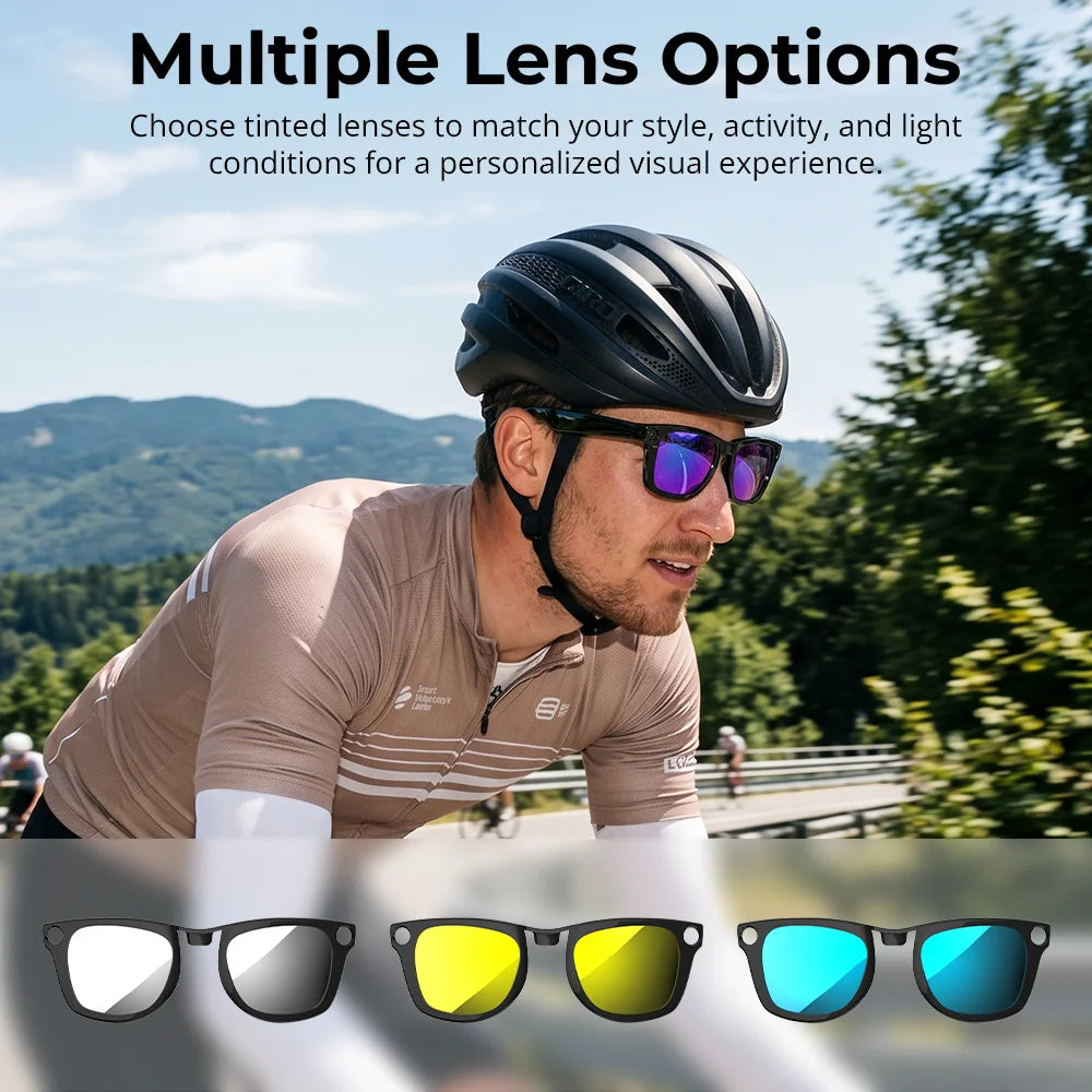 HIBLOKS Colorful Clip For Ray-Ban Meta Wayfarer GEN2 RW4012/4006/4008 Smart Glasses Polarized Sunglasses Lenses Anti-Glare Clip