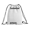 1PC Custom Halloween Drawstring Backpack, Personalized Print Rope Bag, Reusable 3 Sizes for Trick or Treat, Festival Gift