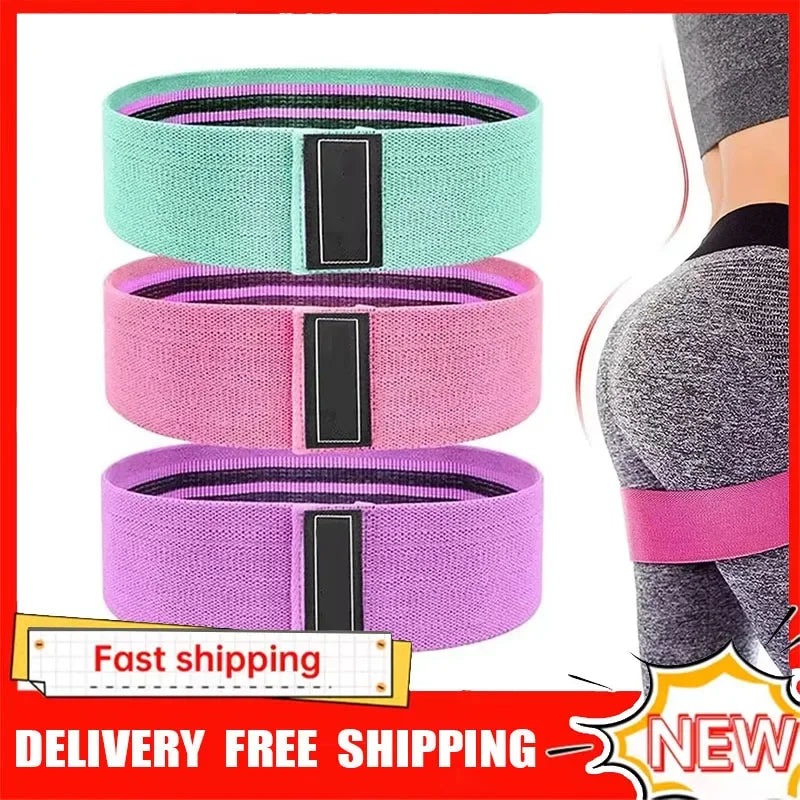 Fabric Elastic Bands Fitness Resistance Bands Yoga Pilates Hip Circle Expander Bands Gym Training Home Workout Equipment