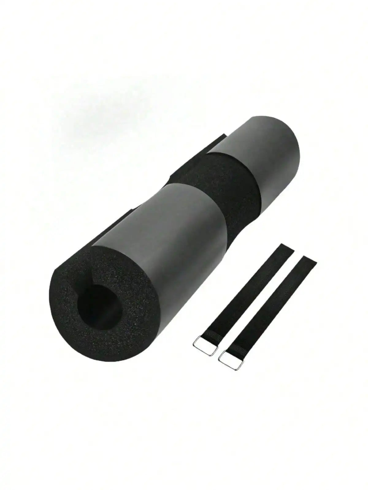 Foam Barbell Squat Pad for Hip‑Thrust Lunges, Relieve Neck‑Shoulder Stress, 1 Pad with 2 Straps, Multiple Colors Available