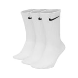 Nike Logo Athletic High-Top Socks Training Mid-Calf Socks Unisex Style Combo Pack White SX7676-100