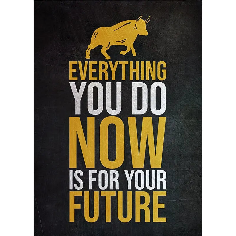 Motivational Stock Trading Canvas Art  Buy The Fear Sell Greed  Wall Decor for Home Office Traders  Best Inspirational Posters