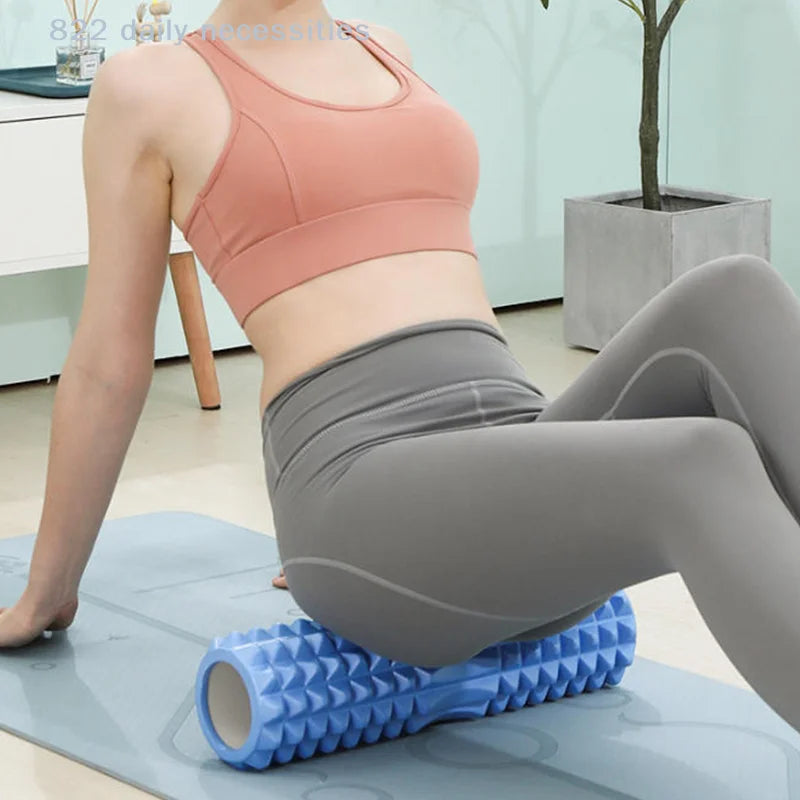 convenientYoga Column Roller Fitness Equipment EVA  Yoga roller Foam Roller Yoga Pilates Yoga Block Gym Roller