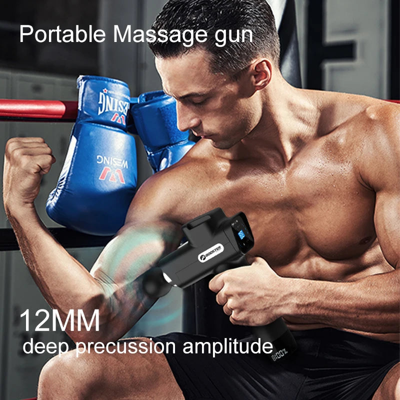 Booster M2-D Massage Gun Deep Tissue Percussion Neck Back Body Massager Portable Fascia Gun Muscle Relaxation Electric Massager