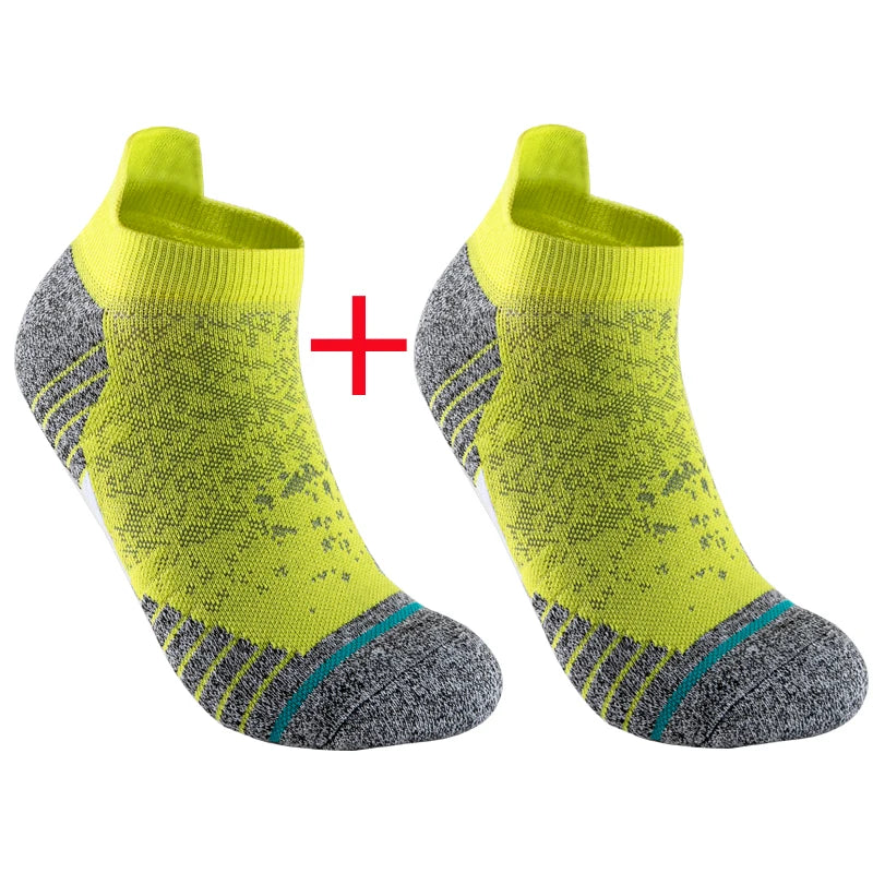 2 Pairs Bike Socks Men Nurse Compression Cycling For Women Mtb Guard Socks Stockings Sport Grip Barre Socks Invisible socks